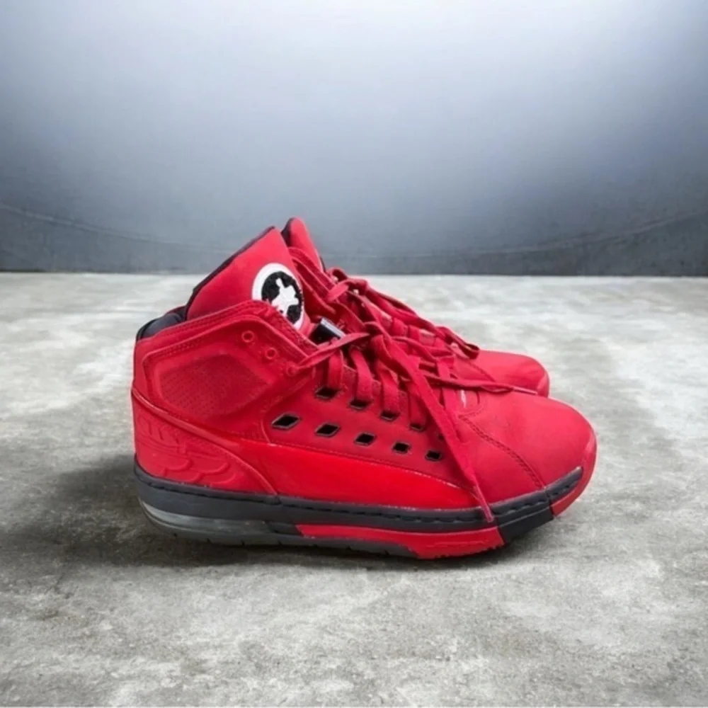 Nike Air Jordan Ol School Gym Red Black Basketball Shoes S. 10 317223-60…